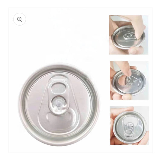 CLASSIC Ring Pulll Aluminium Lids - 100% Recyclable (Box of 200)